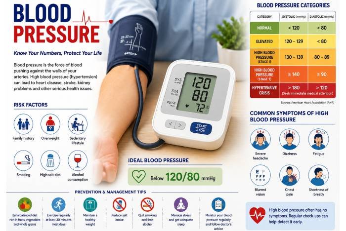 Blood pressure care information